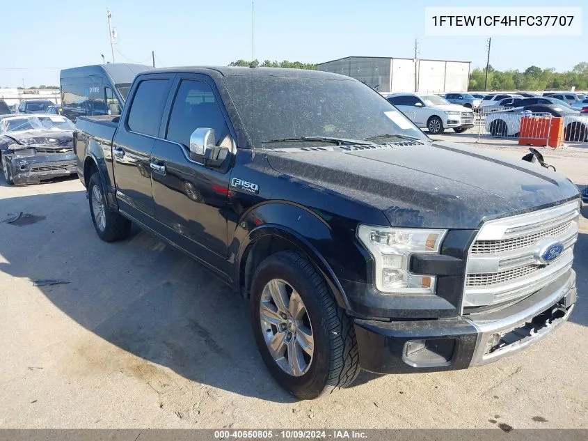 2017 Ford F-150 Supercrew VIN: 1FTEW1CF4HFC37707 Lot: 40550805