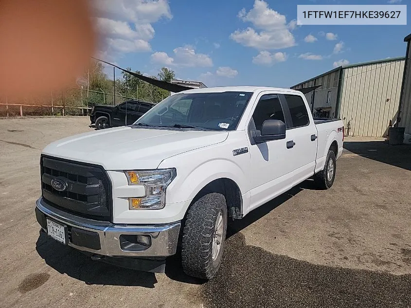 2017 Ford F150 Supercrew VIN: 1FTFW1EF7HKE39627 Lot: 40569146