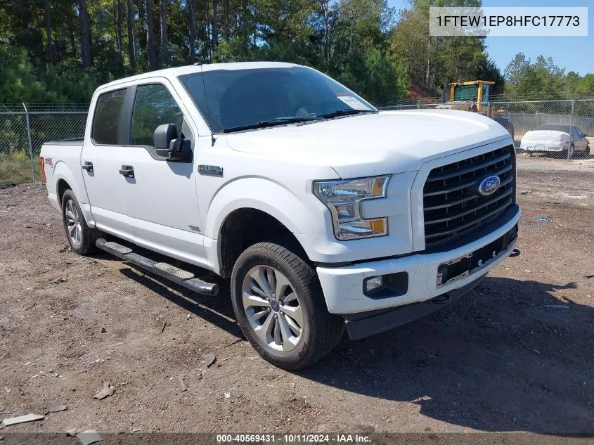 2017 Ford F-150 Xl VIN: 1FTEW1EP8HFC17773 Lot: 40569431