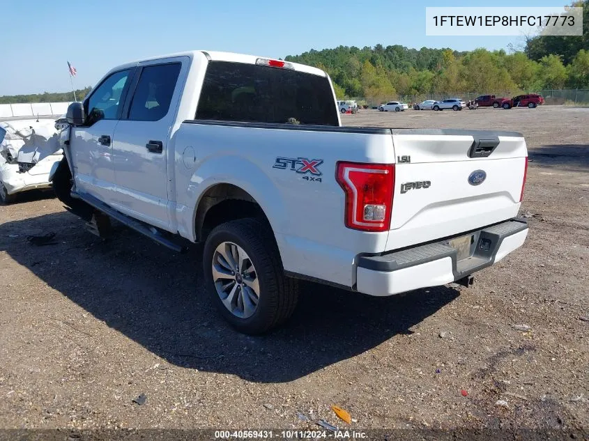 2017 Ford F-150 Xl VIN: 1FTEW1EP8HFC17773 Lot: 40569431