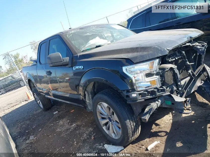 1FTFX1EF2HFC51331 2017 Ford F150 Super Cab