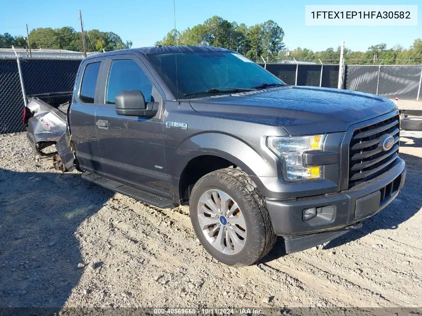 2017 Ford F-150 Xl VIN: 1FTEX1EP1HFA30582 Lot: 40569668