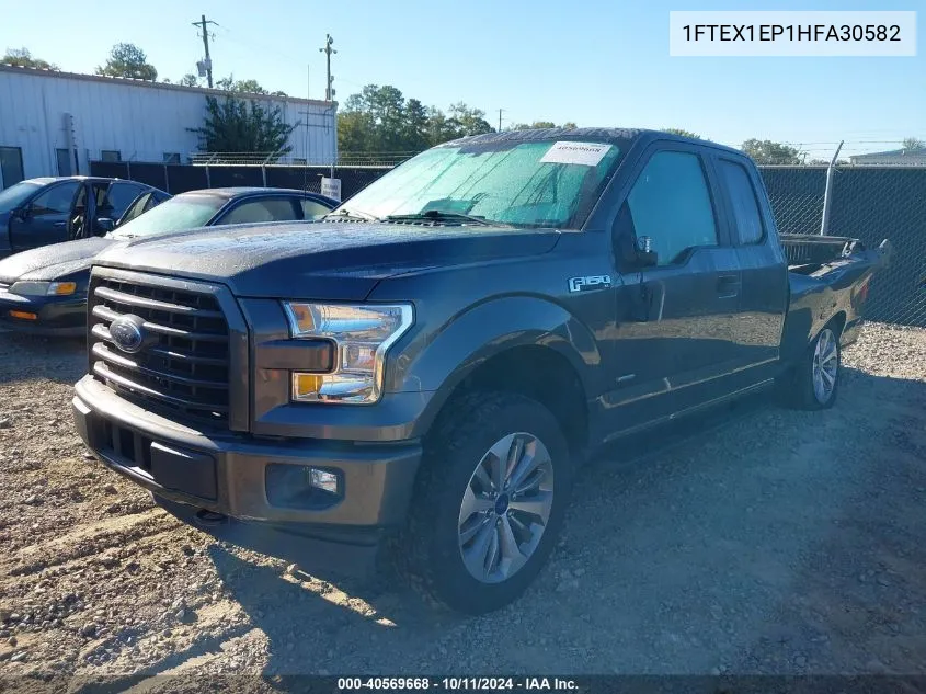 2017 Ford F-150 Xl VIN: 1FTEX1EP1HFA30582 Lot: 40569668