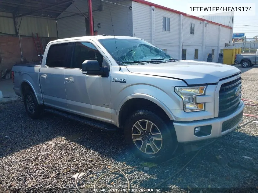 2017 Ford F-150 Xlt VIN: 1FTEW1EP4HFA19174 Lot: 40597619