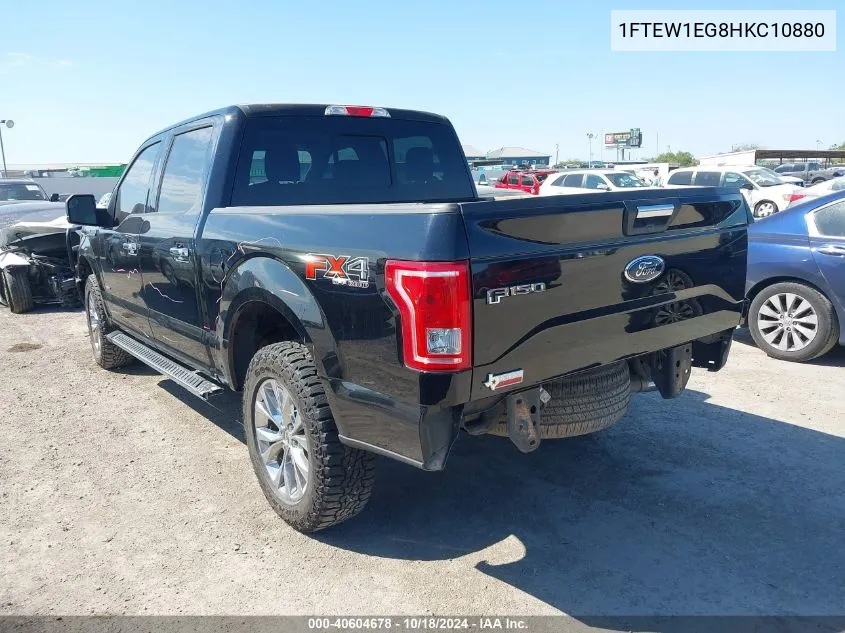 2017 Ford F-150 Xlt VIN: 1FTEW1EG8HKC10880 Lot: 40604678