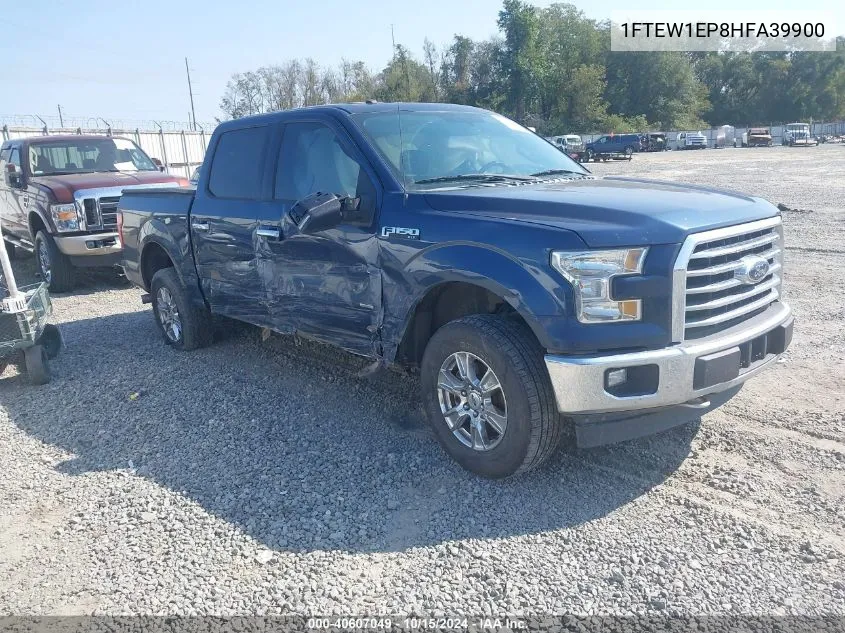 2017 Ford F-150 Xlt VIN: 1FTEW1EP8HFA39900 Lot: 40607049