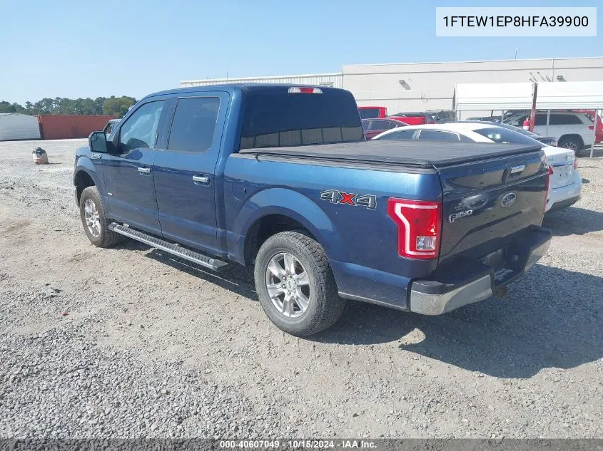 2017 Ford F-150 Xlt VIN: 1FTEW1EP8HFA39900 Lot: 40607049