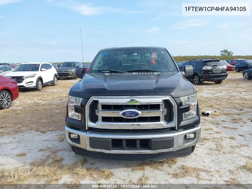 2017 Ford F-150 Xlt VIN: 1FTEW1CP4HFA94105 Lot: 40618720