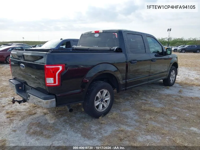 2017 Ford F-150 Xlt VIN: 1FTEW1CP4HFA94105 Lot: 40618720