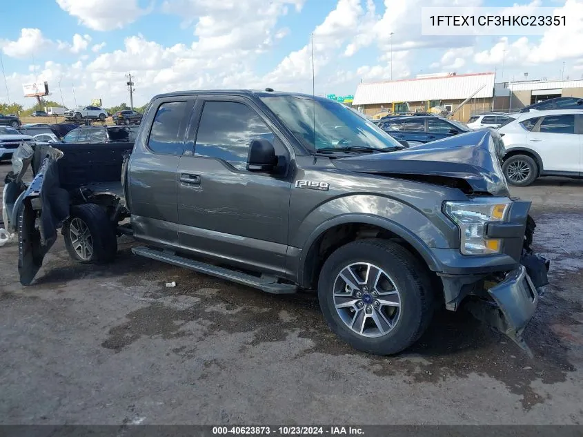 2017 Ford F-150 Xlt VIN: 1FTEX1CF3HKC23351 Lot: 40623873