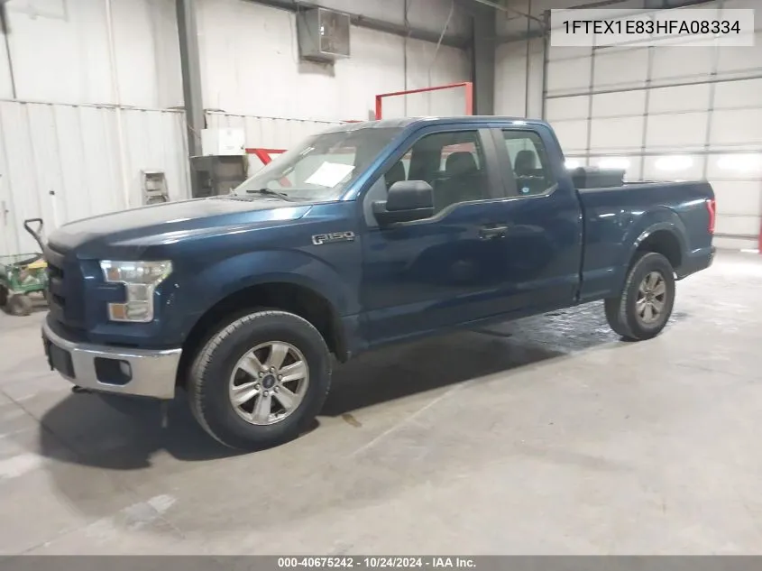 2017 Ford F-150 Xl VIN: 1FTEX1E83HFA08334 Lot: 40675242