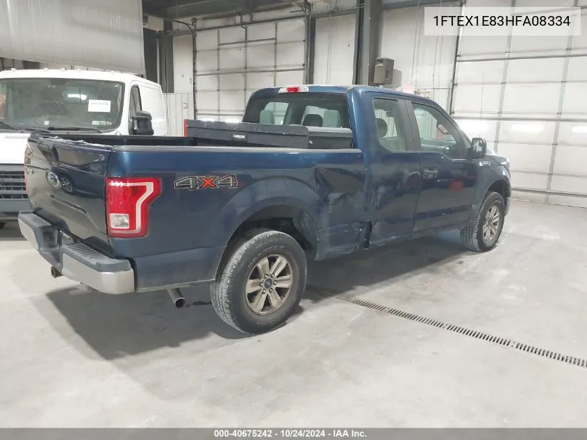 2017 Ford F-150 Xl VIN: 1FTEX1E83HFA08334 Lot: 40675242