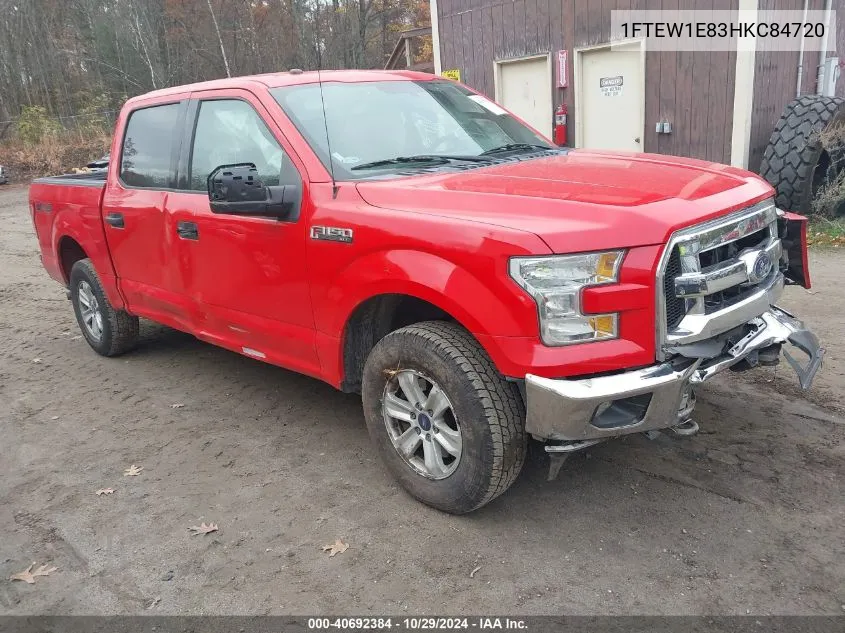 2017 Ford F-150 Xlt VIN: 1FTEW1E83HKC84720 Lot: 40692384