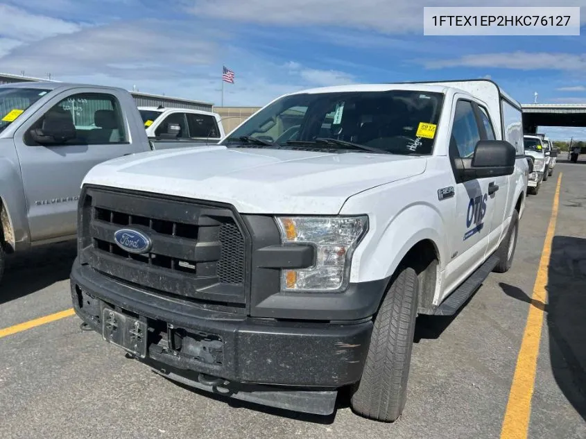 2017 Ford F150 Super Cab VIN: 1FTEX1EP2HKC76127 Lot: 40708810