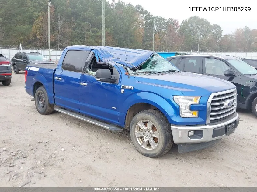 2017 Ford F-150 Xlt VIN: 1FTEW1CP1HFB05299 Lot: 40720550