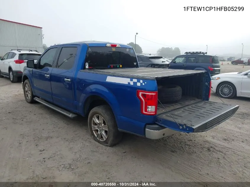 2017 Ford F-150 Xlt VIN: 1FTEW1CP1HFB05299 Lot: 40720550