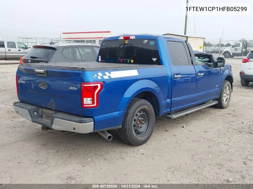 2017 Ford F-150 Xlt VIN: 1FTEW1CP1HFB05299 Lot: 40720550