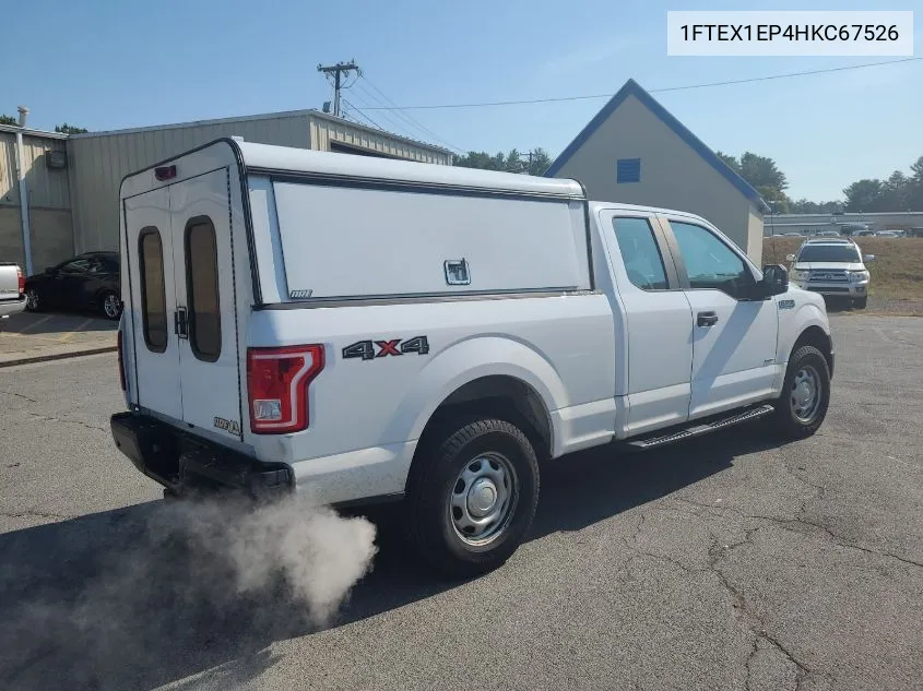 2017 Ford F-150 Xl VIN: 1FTEX1EP4HKC67526 Lot: 40733600