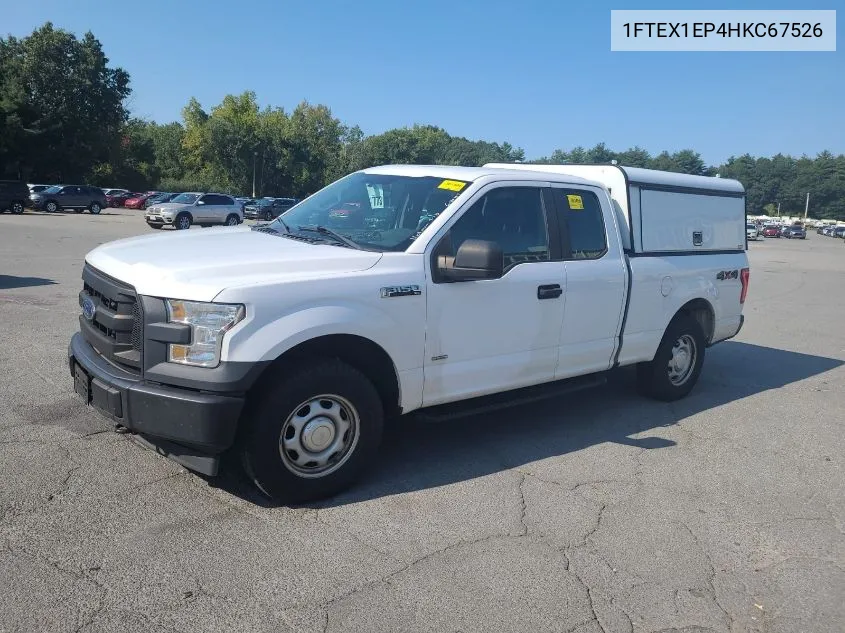 2017 Ford F-150 Xl VIN: 1FTEX1EP4HKC67526 Lot: 40733600