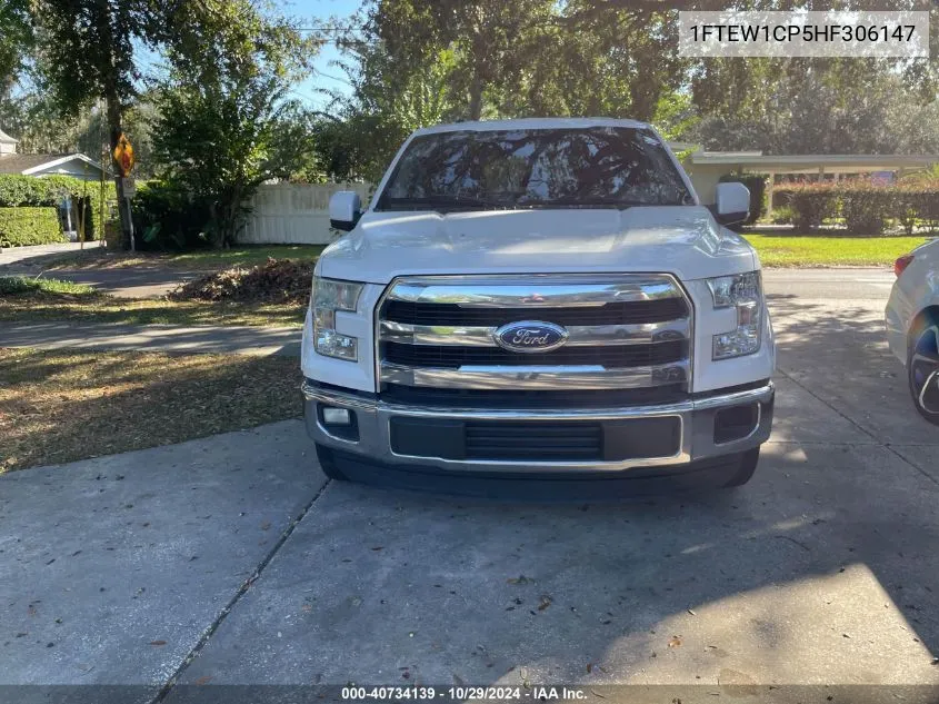 2017 Ford F-150 Lariat VIN: 1FTEW1CP5HF306147 Lot: 40734139