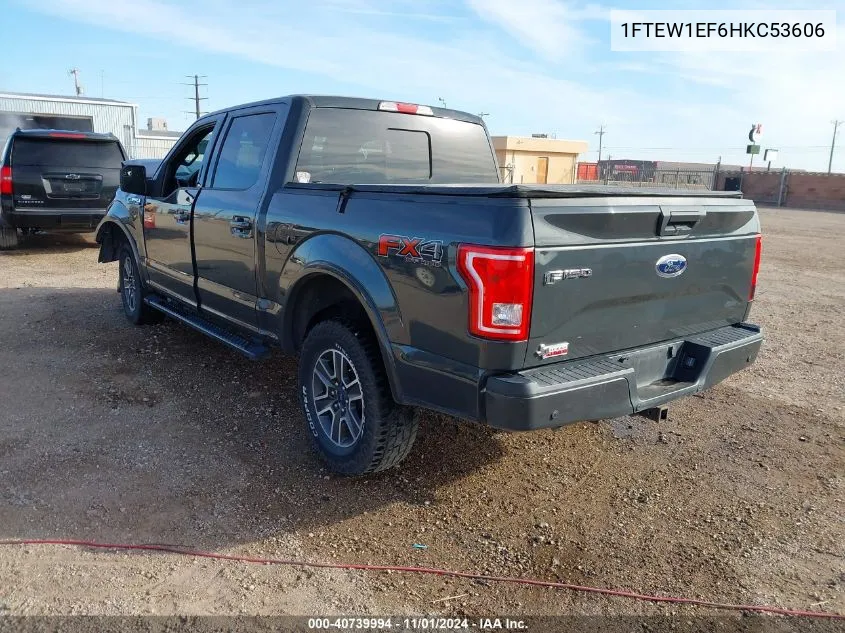 2017 Ford F-150 Xlt VIN: 1FTEW1EF6HKC53606 Lot: 40739994