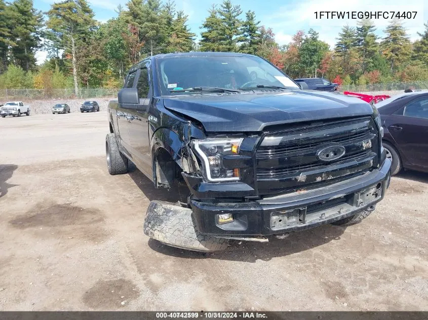 2017 Ford F-150 Xl VIN: 1FTFW1EG9HFC74407 Lot: 40742599