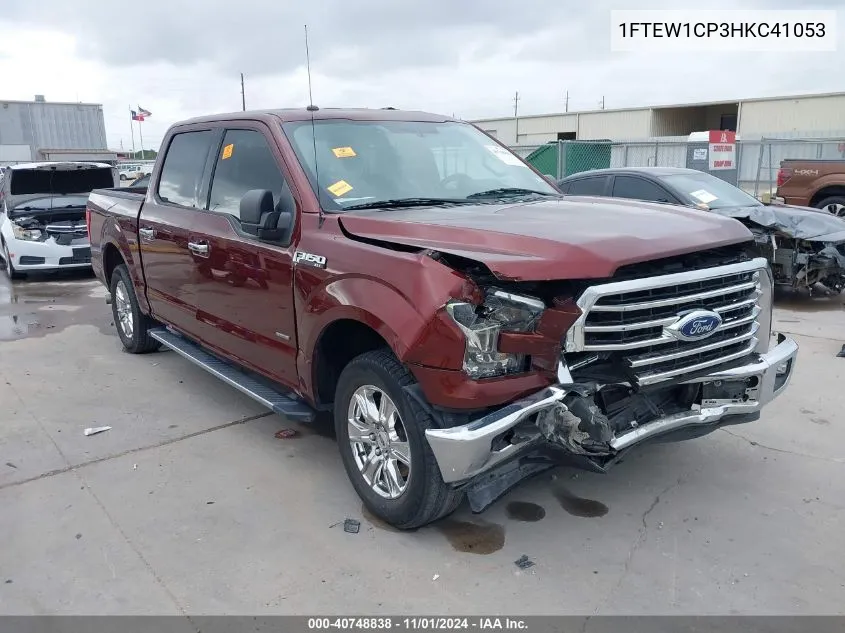 2017 Ford F-150 Xlt VIN: 1FTEW1CP3HKC41053 Lot: 40748838