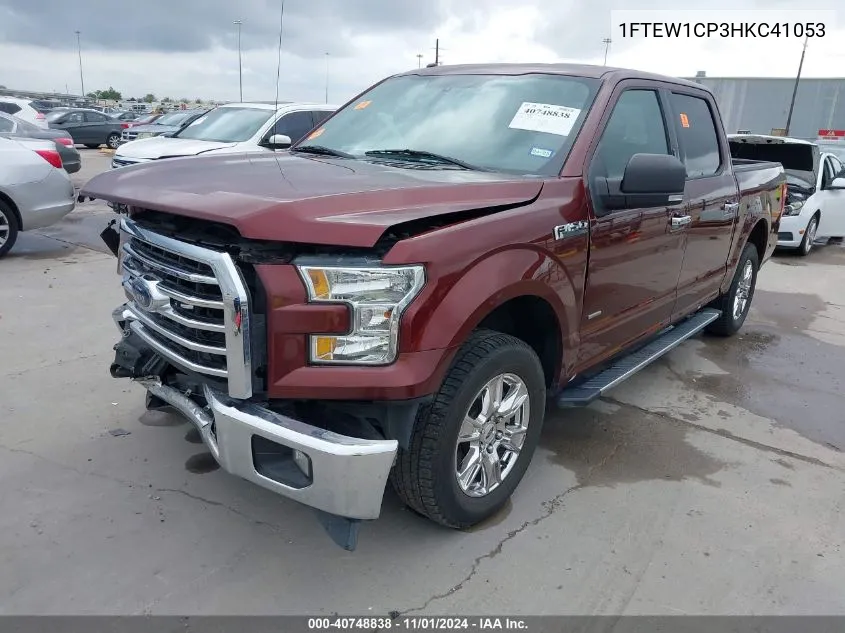 2017 Ford F-150 Xlt VIN: 1FTEW1CP3HKC41053 Lot: 40748838