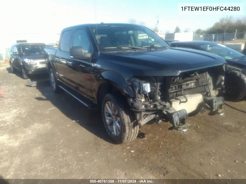 2017 Ford F-150 Xlt VIN: 1FTEW1EF0HFC44280 Lot: 40761358