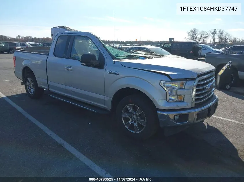 2017 Ford F-150 Xlt VIN: 1FTEX1C84HKD37747 Lot: 40793525