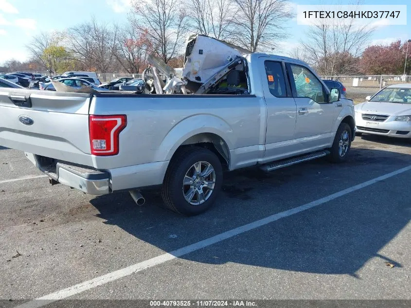 2017 Ford F-150 Xlt VIN: 1FTEX1C84HKD37747 Lot: 40793525