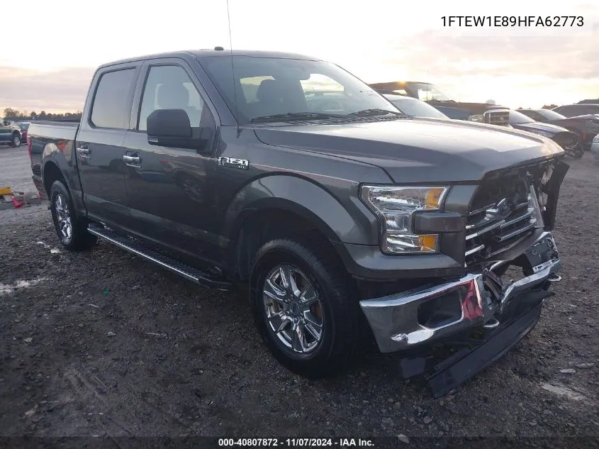 2017 Ford F-150 Xlt VIN: 1FTEW1E89HFA62773 Lot: 40807872