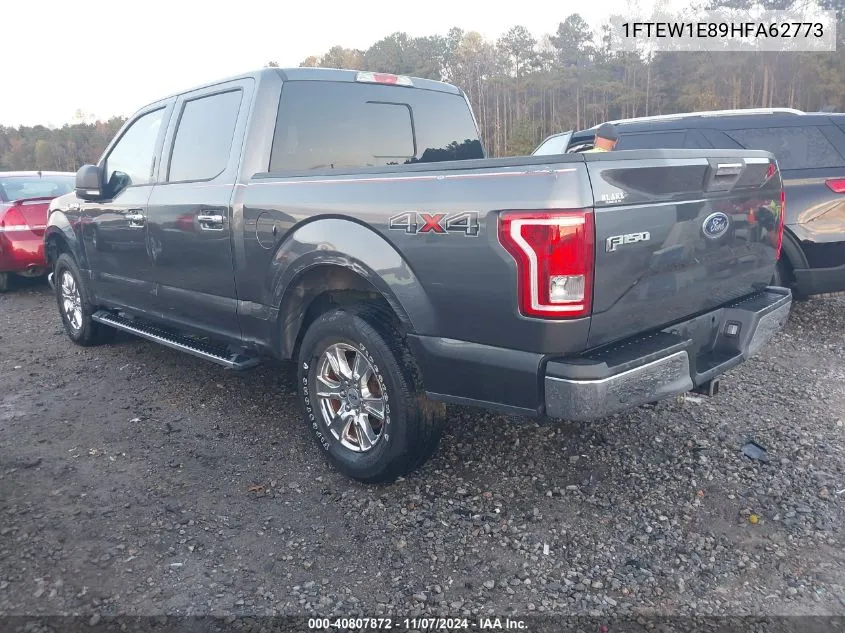 2017 Ford F-150 Xlt VIN: 1FTEW1E89HFA62773 Lot: 40807872