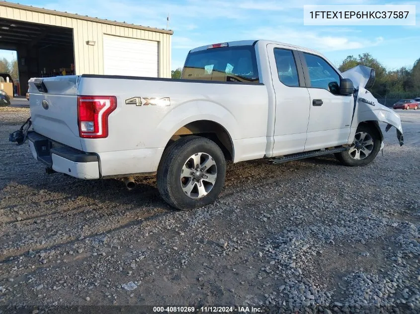 2017 Ford F-150 Xl VIN: 1FTEX1EP6HKC37587 Lot: 40810269