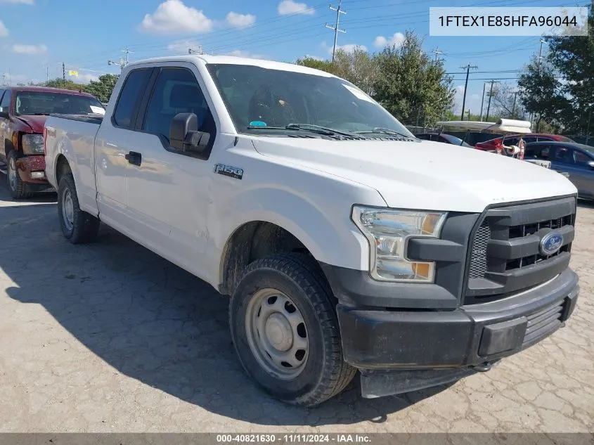 2017 Ford F-150 Xl VIN: 1FTEX1E85HFA96044 Lot: 40821630