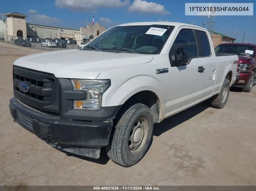 2017 Ford F-150 Xl VIN: 1FTEX1E85HFA96044 Lot: 40821630