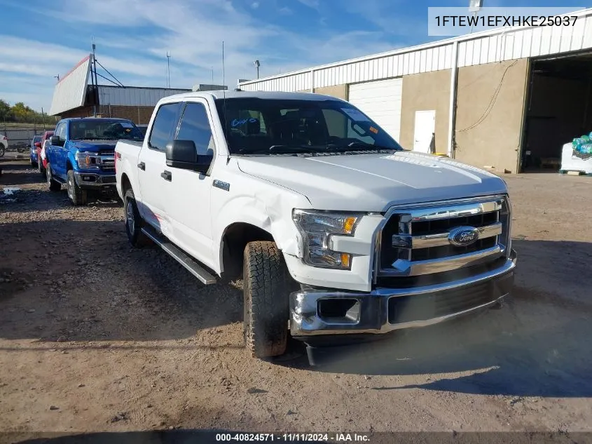 2017 Ford F-150 Xlt VIN: 1FTEW1EFXHKE25037 Lot: 40824571