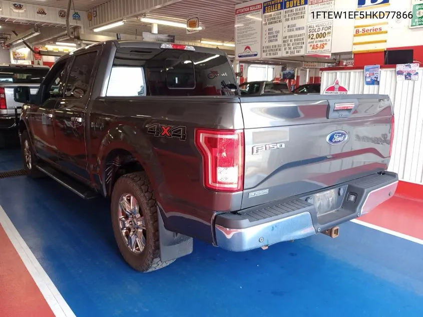 2017 Ford F150 Supercrew VIN: 1FTEW1EF5HKD77866 Lot: 40826654