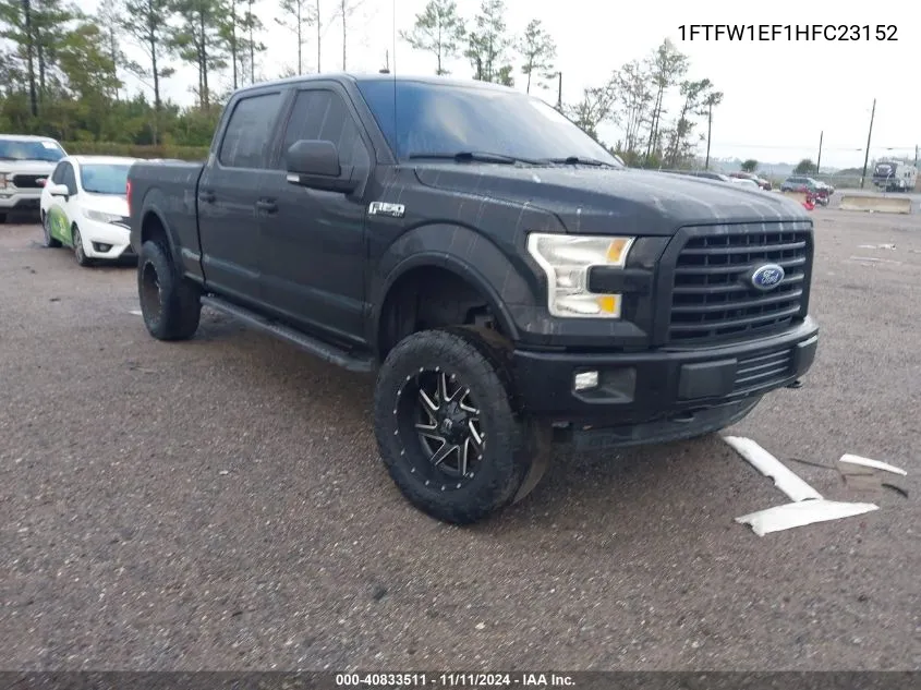 2017 Ford F150 Xlt VIN: 1FTFW1EF1HFC23152 Lot: 40833511