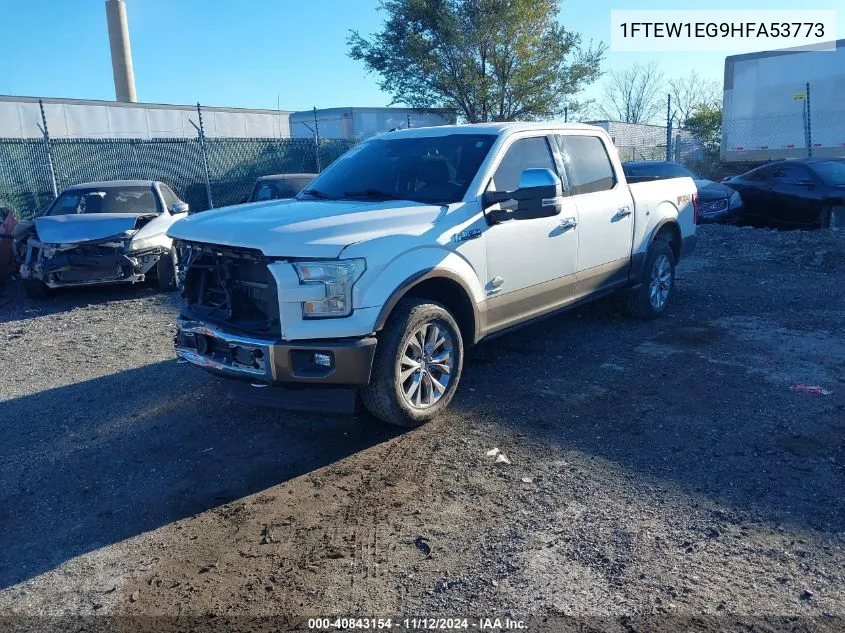 2017 Ford F-150 King Ranch VIN: 1FTEW1EG9HFA53773 Lot: 40843154