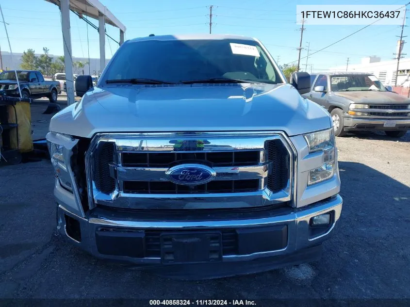 1FTEW1C86HKC36437 2017 Ford F-150 Xlt