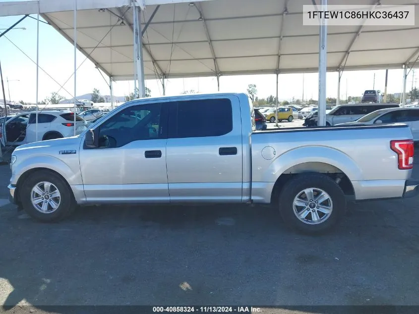 1FTEW1C86HKC36437 2017 Ford F-150 Xlt