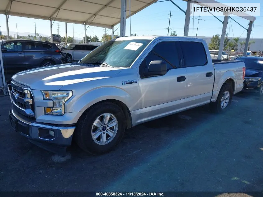 1FTEW1C86HKC36437 2017 Ford F-150 Xlt