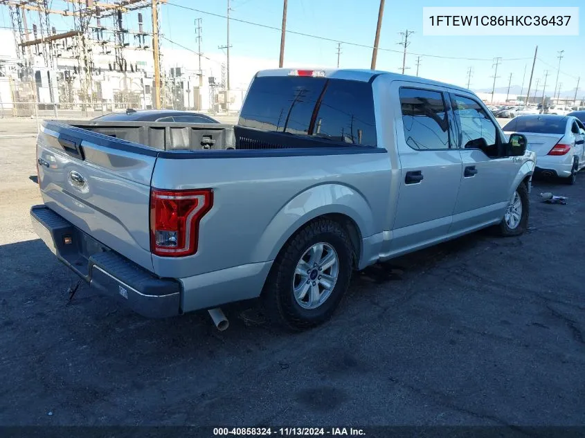 1FTEW1C86HKC36437 2017 Ford F-150 Xlt