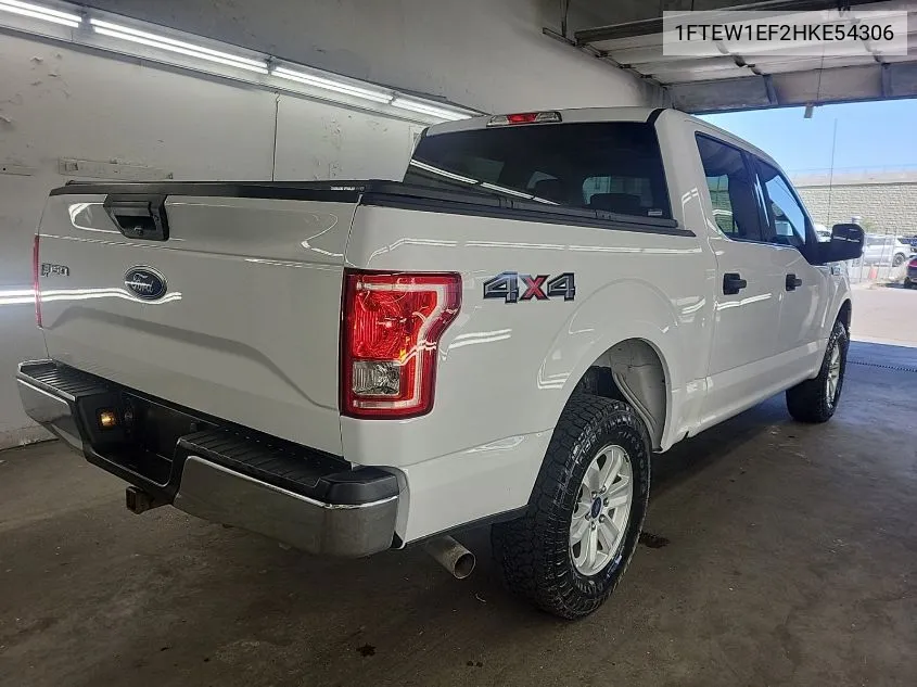 2017 Ford F-150 Xlt VIN: 1FTEW1EF2HKE54306 Lot: 40872414