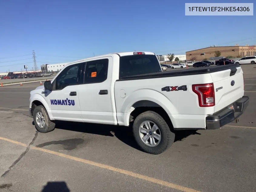 2017 Ford F-150 Xlt VIN: 1FTEW1EF2HKE54306 Lot: 40872414