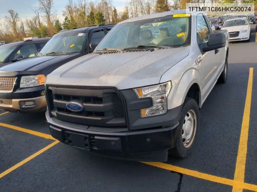 2017 Ford F-150 Xl VIN: 1FTMF1C86HKC50074 Lot: 40879149