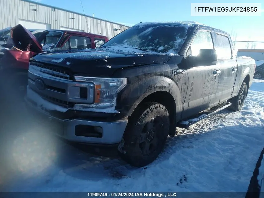 2018 Ford F150 Supercrew VIN: 1FTFW1EG9JKF24855 Lot: 11909749