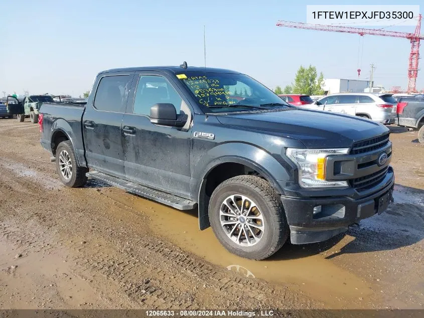 2018 Ford F150 Supercrew VIN: 1FTEW1EPXJFD35300 Lot: 12065633