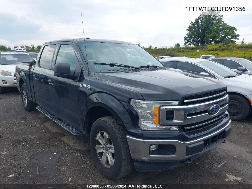 1FTFW1EG3JFD91356 2018 Ford F-150 Xlt